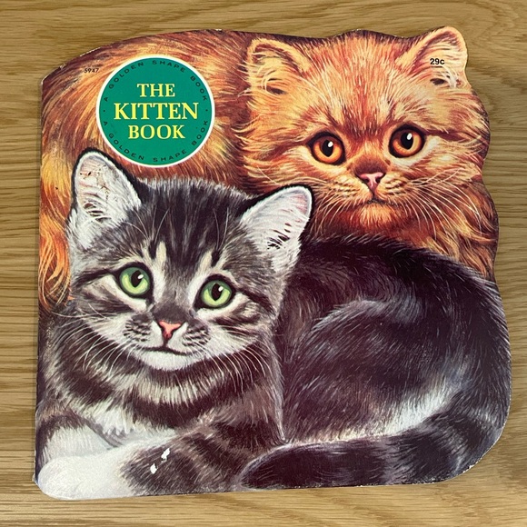 Vintage! The Kitten Book A Golden Shape Book By Jan Pfloog 1971 Paperback Book - Picture 1 of 7